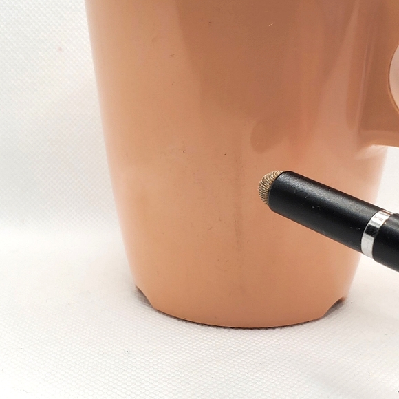 Vintage Set of 4 Melamine Vanguard by Maplex Mugs Salmon Pink - Picture 14 of 14